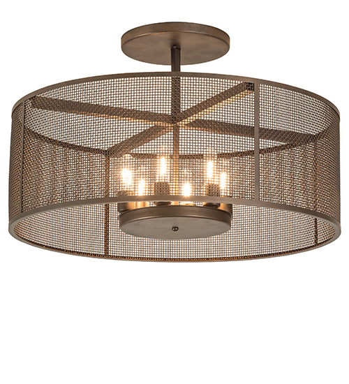 Cilindro Rame Flushmount Industrial 33" 272795