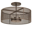 Cilindro Rame Flushmount Industrial 33" 272795