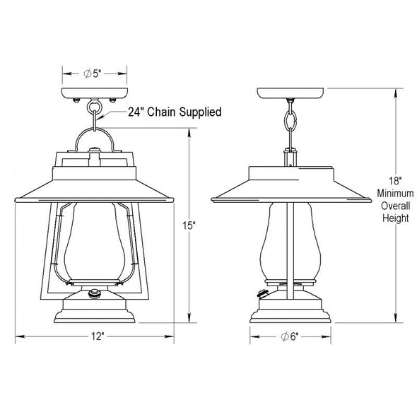 49er Lantern Chain Pendant 752-S-S-4