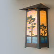 Cobblestone 10" Flush Mount Wall Sconce 634-2