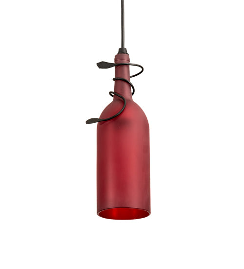 4" Red Wine Bottle Mini Pendant 106941