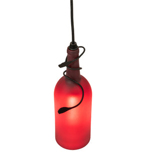 4" Red Wine Bottle Mini Pendant 106941