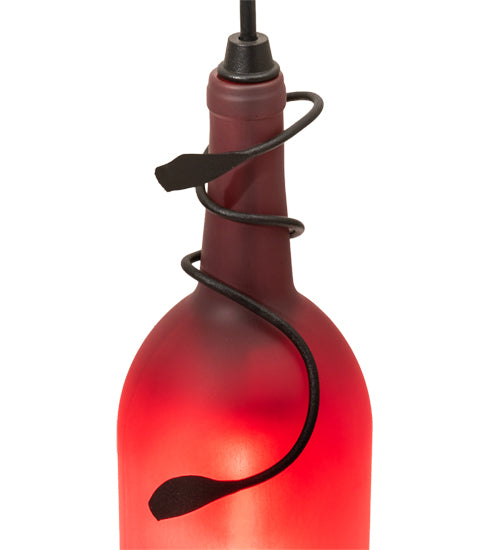 4" Red Wine Bottle Mini Pendant 106941