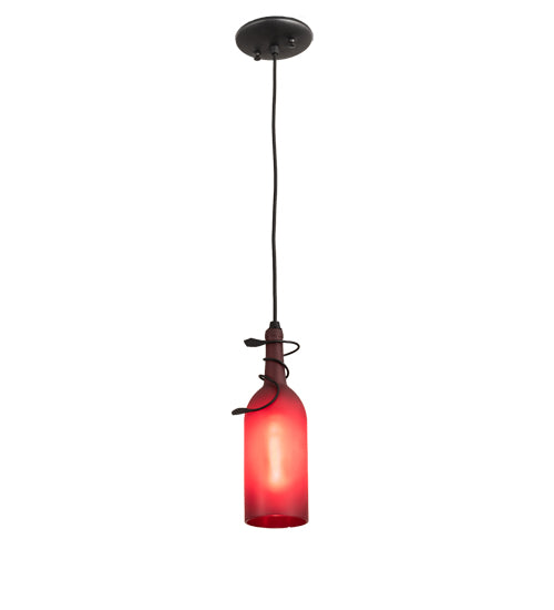 4" Red Wine Bottle Mini Pendant 106941