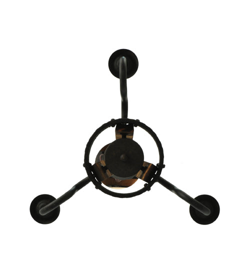 Barrel Stave Chandelier Madera 3 Light 17" 133299