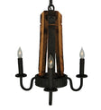 Barrel Stave Chandelier Madera 3 Light 17" 133299