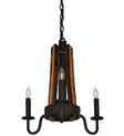 Barrel Stave Chandelier Madera 3 Light 17" 133299