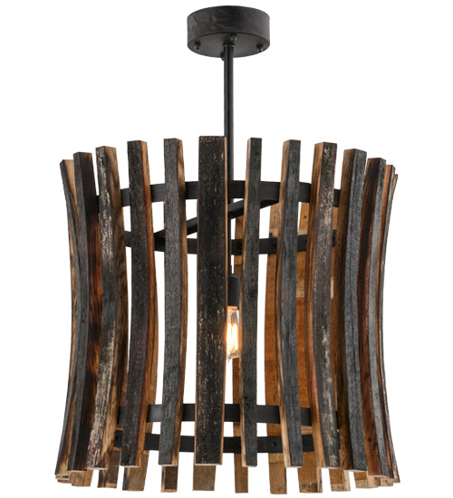 Barrel Stave Pendant 24" Wide 157547