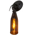 Tuscan Vineyard Amber Wine Bottle Wall Sconce 173515