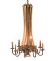 Barrel Stave Chandelier Madera 8 LT 20" Wide 197593