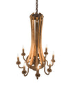 Barrel Stave Chandelier Madera 8 LT 20" Wide 197593