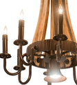 Barrel Stave Chandelier Madera 8 LT 20" Wide 197593