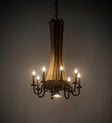 Barrel Stave Chandelier Madera 8 LT 20" Wide 197593