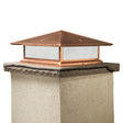 Mariposa No Louvers Column Lights
