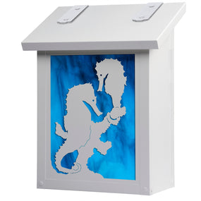 Sea Horse Mailbox - AF-1741 Vertical
