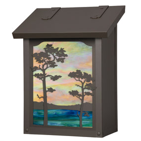 Monterey Pine Mailbox - AF-131 VERTICAL