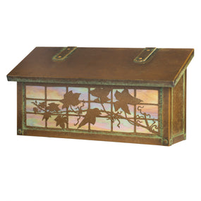Ivy on Grid Mailbox - AF-362 HORIZONTAL