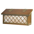 Garden Lattice Mailbox - AF-3082 HORIZONTAL