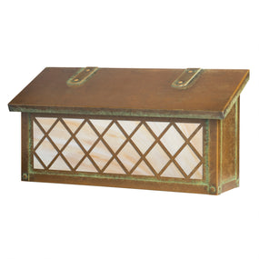 Garden Lattice Mailbox - AF-3082 HORIZONTAL