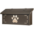 Dog Paw Mailbox - AF-2002 HORIZONTAL