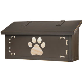 Dog Paw Mailbox - AF-2002 HORIZONTAL