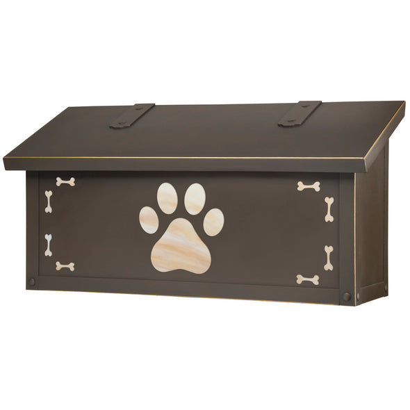 Dog Paw Mailbox - AF-2002 HORIZONTAL