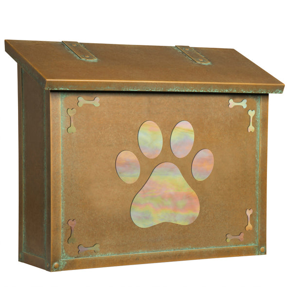 Dog Paw Mailbox - AF-2003 LARGE