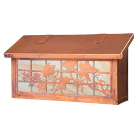 Ivy on Grid Horizontal Mailbox