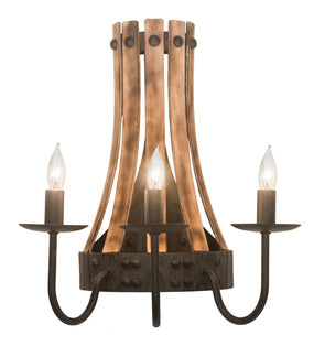 Barrel Stave Wall Sconce 14