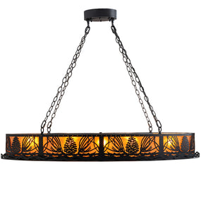 Pinecone Oval Inverted Pendant 225845