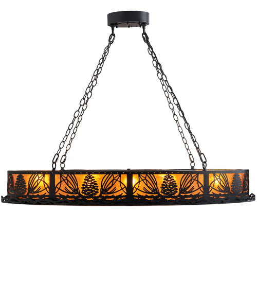 Pinecone Oval Inverted Pendant 225845