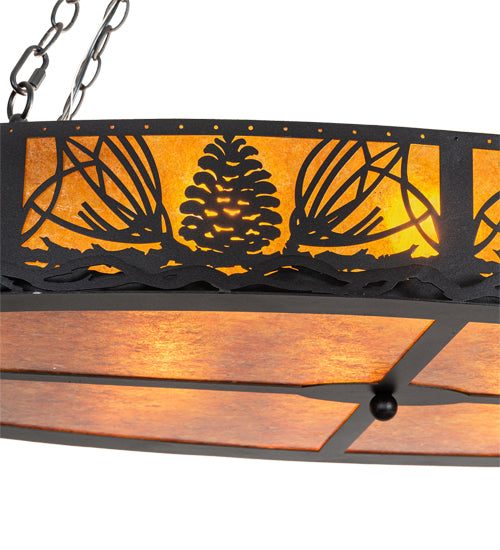 Pinecone Oval Inverted Pendant 225845