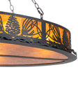 Pinecone Oval Inverted Pendant 225845