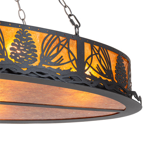 Pinecone Oval Inverted Pendant 225845