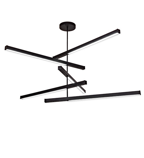 Wide Trax 5 Light Cascading Pedant Chandelier 94" 225936