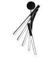 Wide Trax 5 Light Cascading Pedant Chandelier 94" 225936