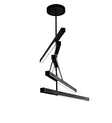Wide Trax 5 Light Cascading Pedant Chandelier 94" 225936