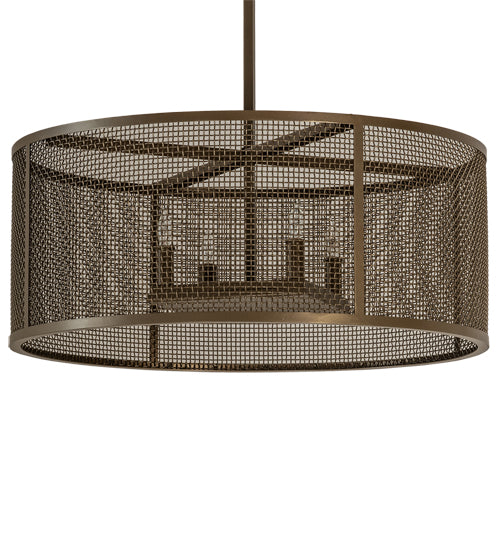 Cilindro Rame Pendant Industrial 24" 233548