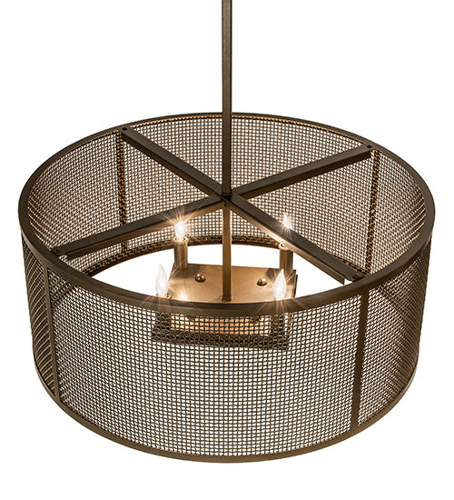Cilindro Rame Pendant Industrial 24" 233548