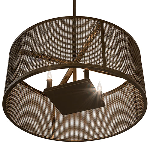 Cilindro Rame Pendant Industrial 24" 233548