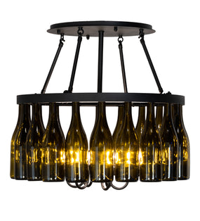 20 Wine Bottle Semi-Flushmount 235276