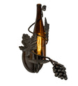 Tuscan Vineyard Amber Wine Bottle Wall Sconce 236550