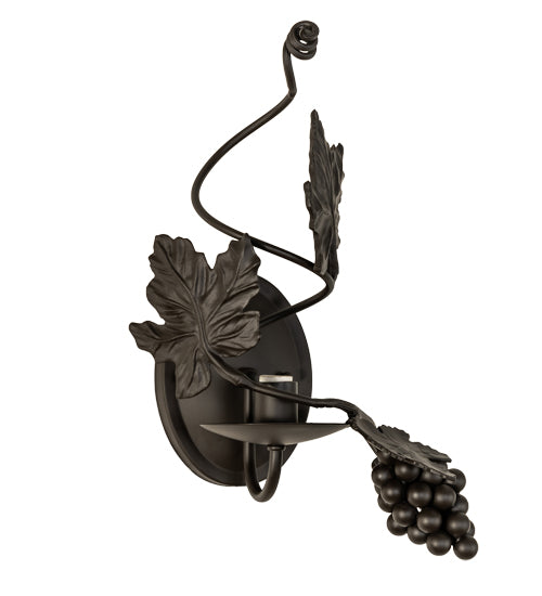 Tuscan Vineyard Amber Wine Bottle Wall Sconce 236550