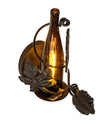 Tuscan Vineyard Amber Wine Bottle Wall Sconce 236550