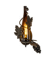 Tuscan Vineyard Amber Wine Bottle Wall Sconce 236550