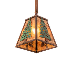 Tall Pines Copper Pendant 10