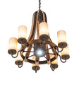 Barrel Stave Chandelier Madera 8 Light 30" 246111