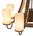 Barrel Stave Chandelier Madera 8 Light 30" 246111