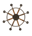 Barrel Stave Chandelier Madera 8 Light 27" 253258
