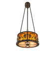 Pinecone Oblong Inverted Pendant 275042